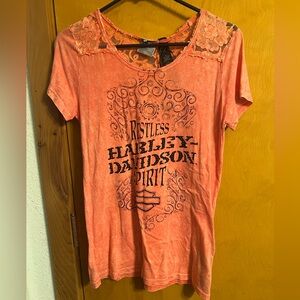 Vintage Studded Lace Harley restless spirit motorcycle biker NWT